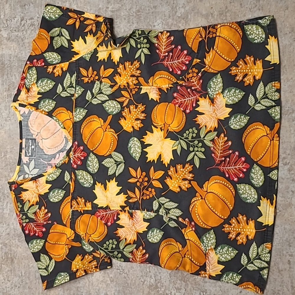 Buttersoft Fall Scrub top
